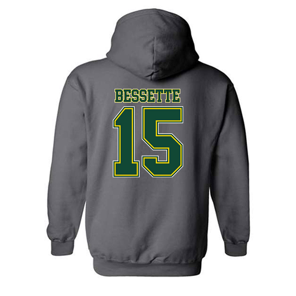 UVM - NCAA Men's Basketball : Drew Bessette - Classic Shersey Hooded Sweatshirt-1