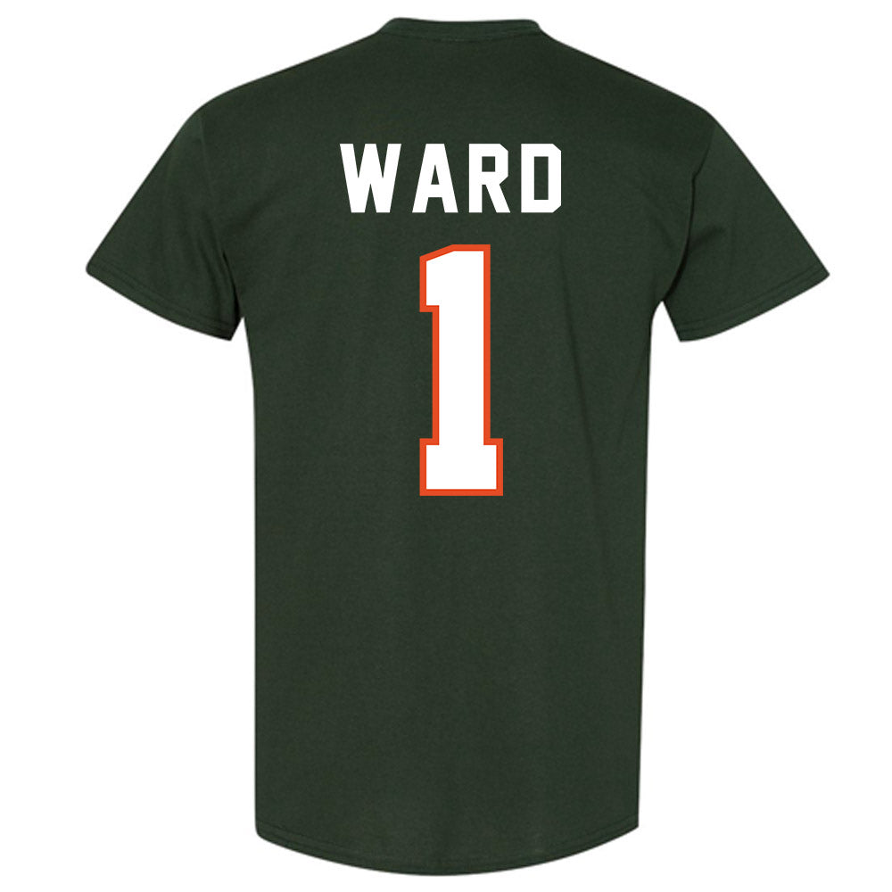 Miami - NCAA Football : Cam Ward - Player Collage T-Shirt-1