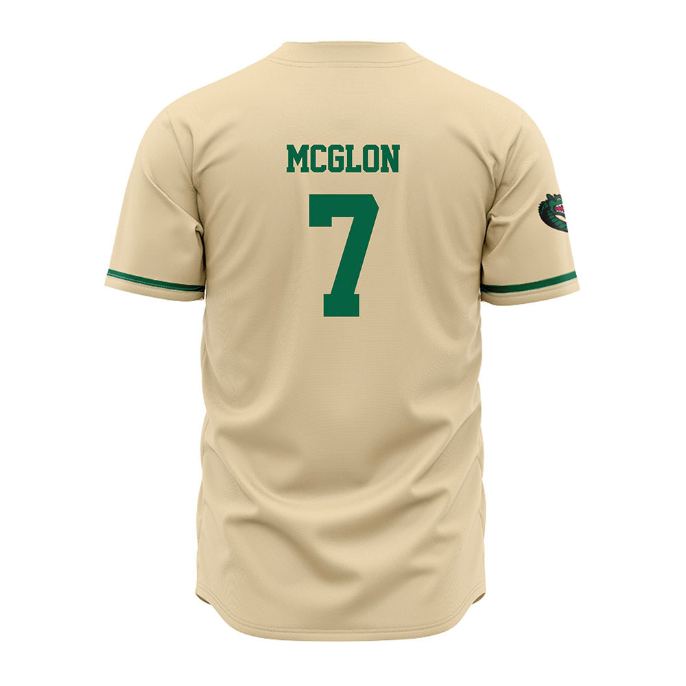 UAB - NCAA Baseball : Patrick McGlon - Cream Jersey-1