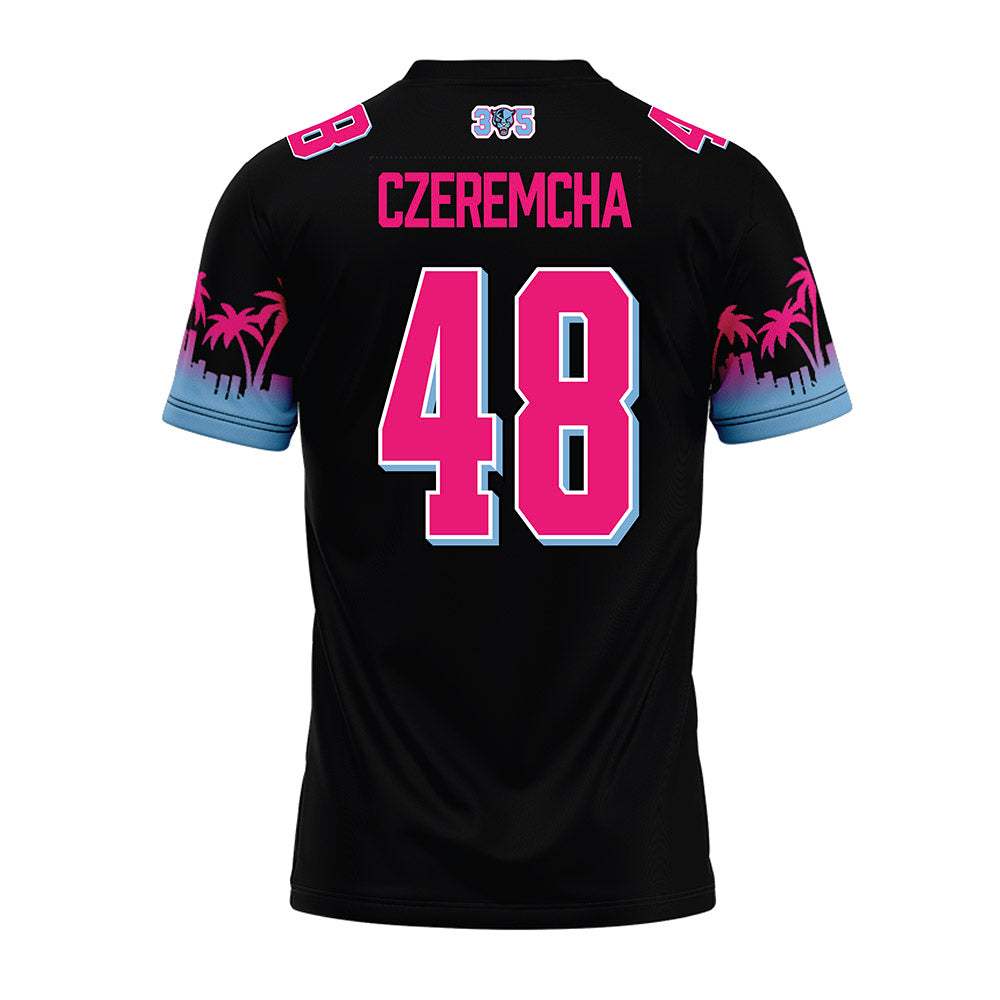FIU - NCAA Football : Robert Czeremcha - Vice Black Premium Football Jersey-1