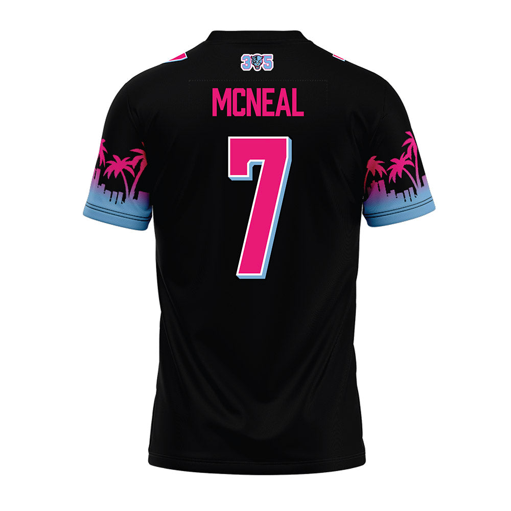 FIU - NCAA Football : Kyle McNeal - Vice Black Premium Football Jersey-1