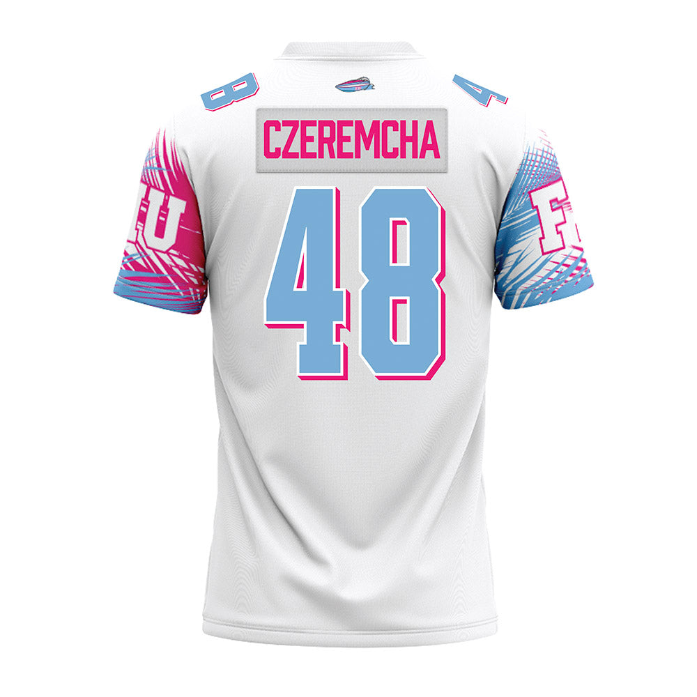 FIU - NCAA Football : Robert Czeremcha - Vice White Premium Football Jersey-1