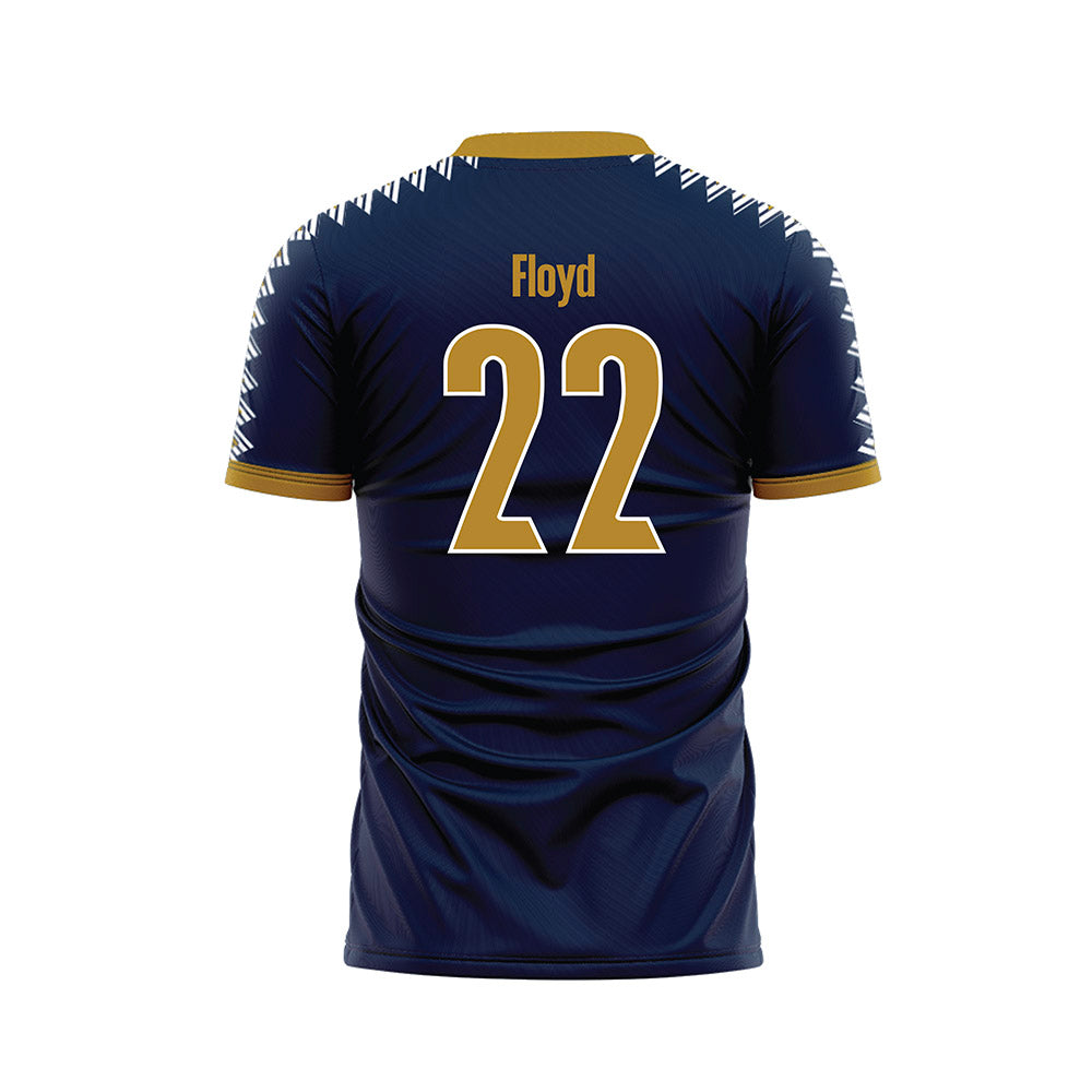 FIU - NCAA Women's Soccer : Kennedy Floyd - Road Blue Soccer Jersey-1