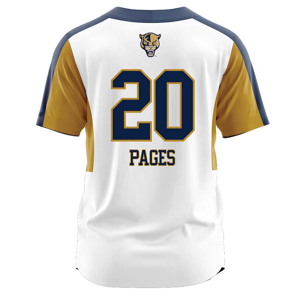 FIU - NCAA Softball : Charli Pages - Home White Jersey-1