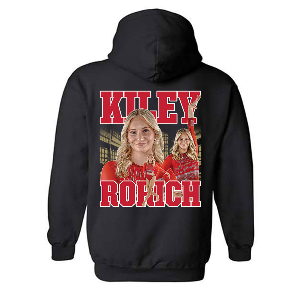 DU - NCAA Women's Gymnastics : Kiley Rorich - Player Collage Hooded Sweatshirt-1