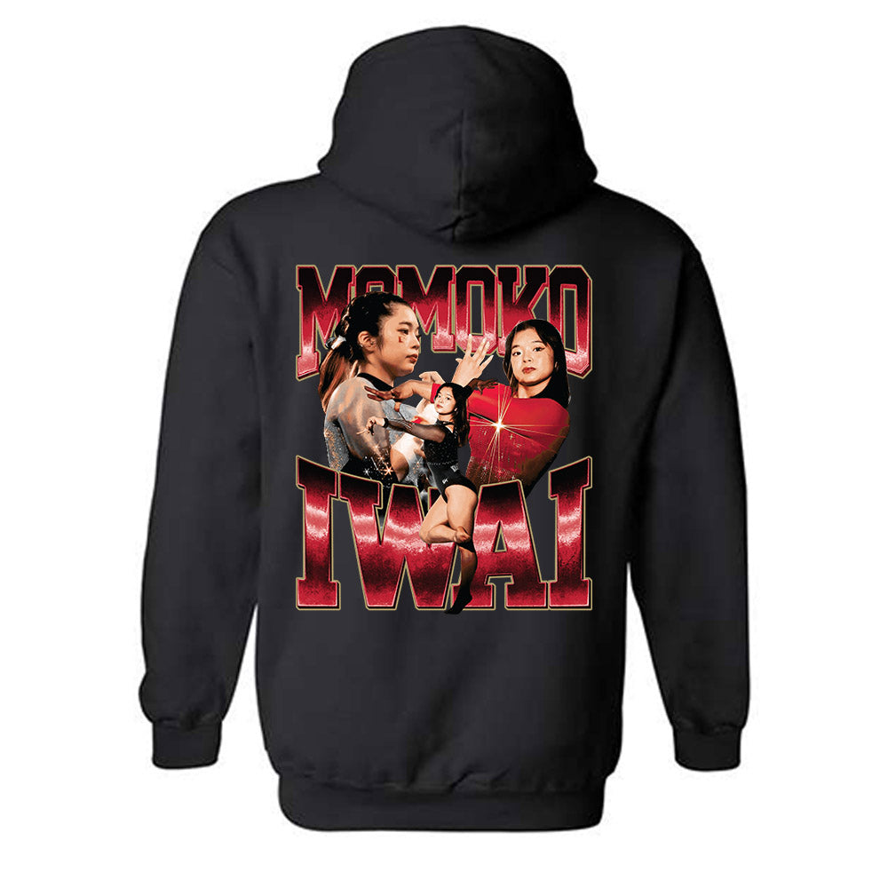 DU - NCAA Women's Gymnastics : Momoko Iwai - Player Collage Hooded Sweatshirt-1