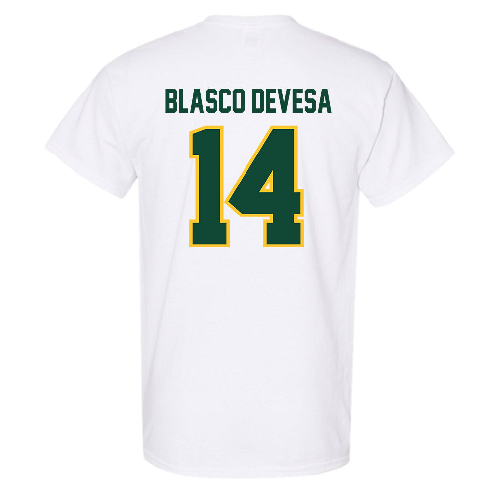 UVM - NCAA Men's Soccer : Marcos Blasco Devesa - National Champs Classic Shersey T-Shirt-1