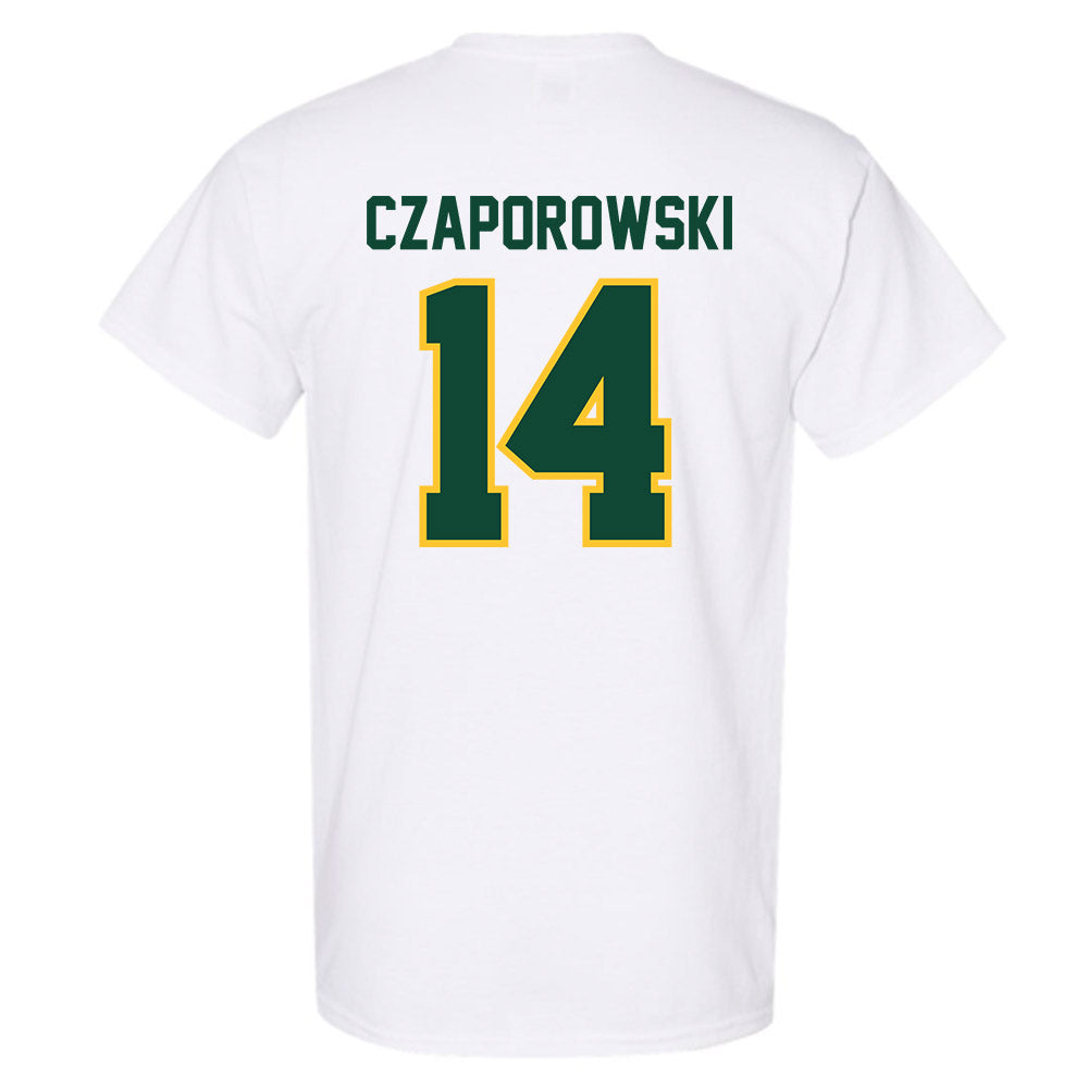 UVM - NCAA Men's Soccer : Ethan Czaporowski - National Champs Classic Shersey T-Shirt-1