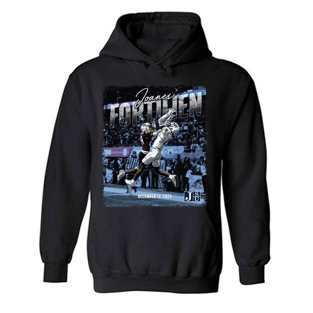 Jackson State - NCAA Football : Joanes Fortilien - Graphic Hooded Sweatshirt-0