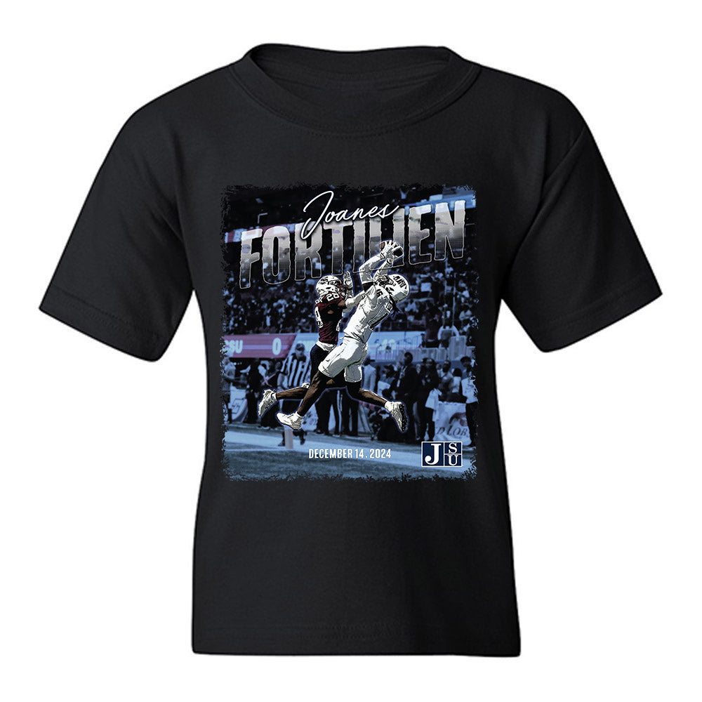 Jackson State - NCAA Football : Joanes Fortilien - Graphic Youth T-Shirt-0
