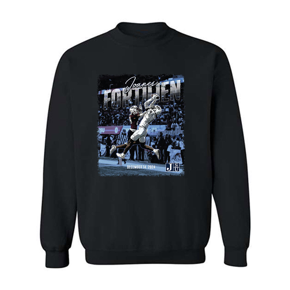 Jackson State - NCAA Football : Joanes Fortilien - Graphic Crewneck Sweatshirt-0