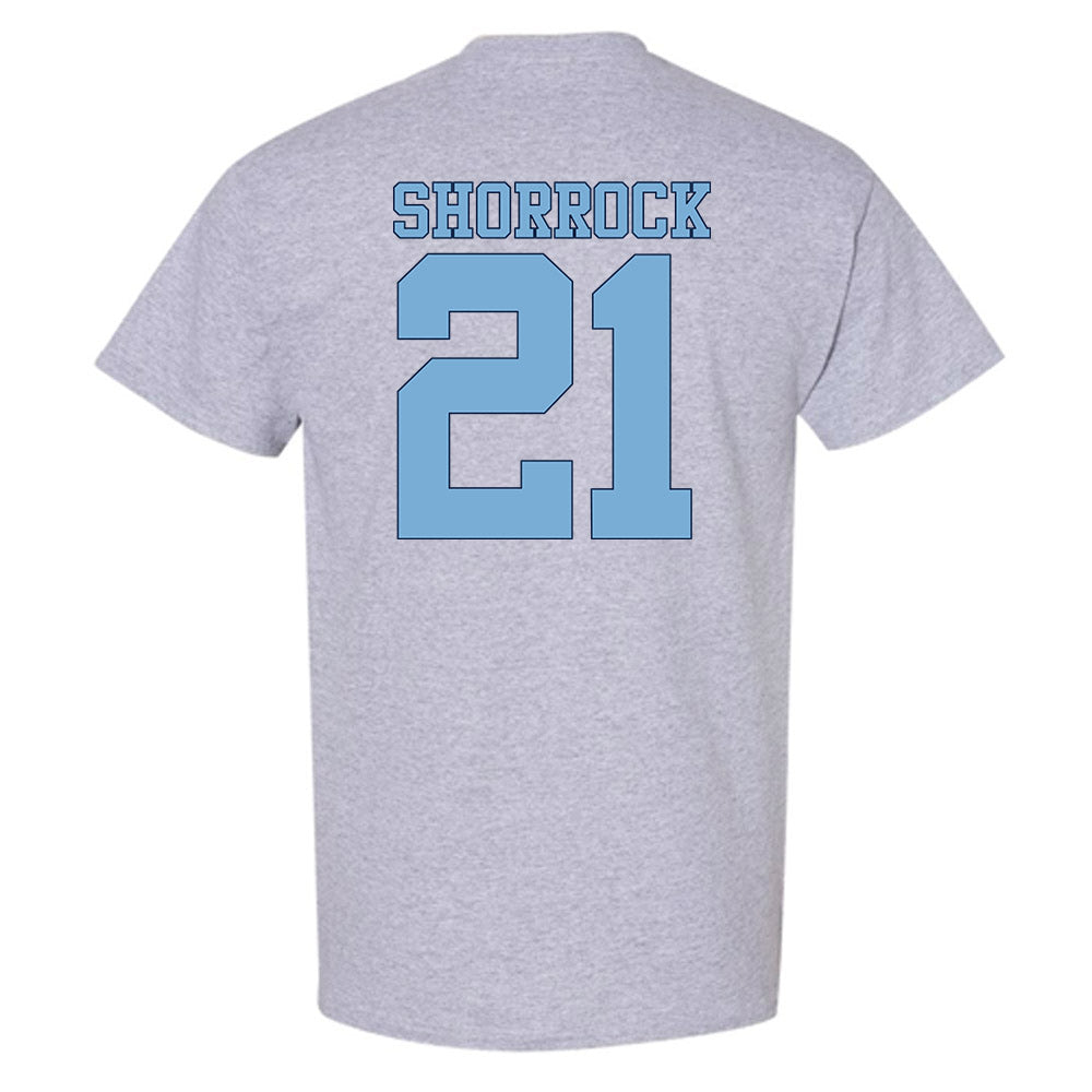 UNC - NCAA Women's Soccer : Marisa Shorrock - Vintage Gray Championship T-Shirt-1