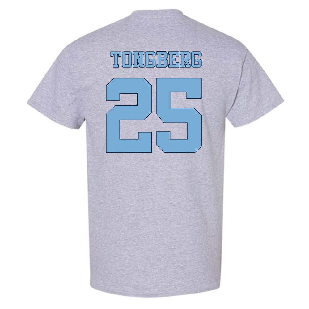 UNC - NCAA Women's Soccer : Logan Tongberg - Vintage Gray Championship T-Shirt-1