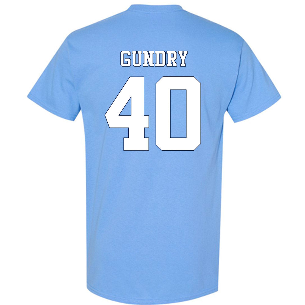 UNC - NCAA Women's Soccer : abby gundry - Vintage Carolina Blue Championship T-Shirt-1