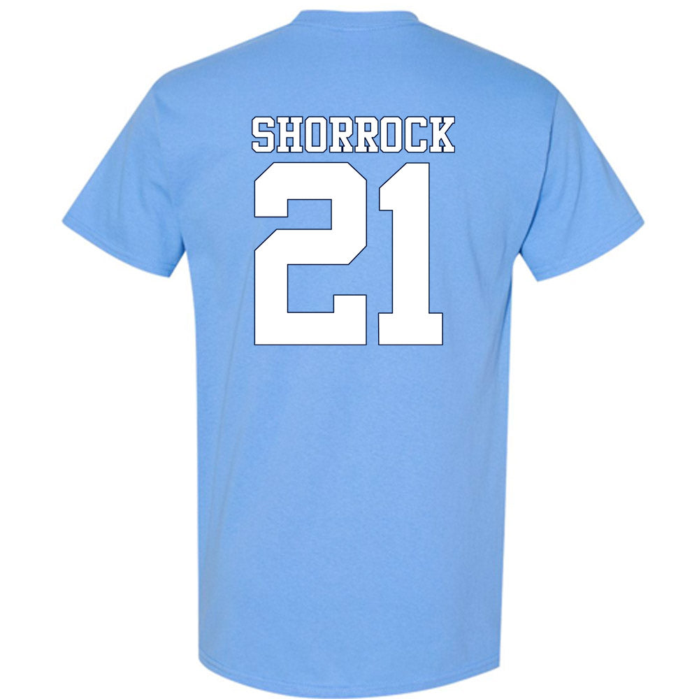 UNC - NCAA Women's Soccer : Marisa Shorrock - Vintage Carolina Blue Championship T-Shirt-1