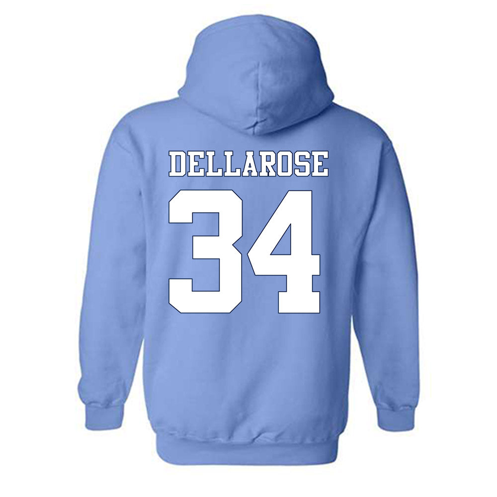 UNC - NCAA Women's Soccer : Tessa Dellarose - Vintage Carolina Blue Championship Hooded Sweatshirt-1