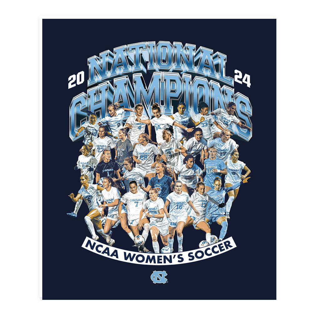 UNC - NCAA Women's Soccer : Eden Bretzer - National Champs v1 Poster 20x24-0