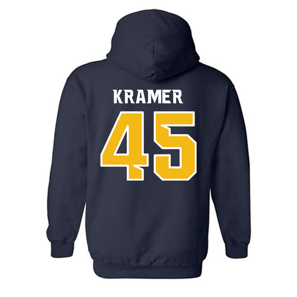 Northern Arizona - NCAA Football : Braden Kramer - Kiss My Axe V1 Classic Shersey Hooded Sweatshirt-1
