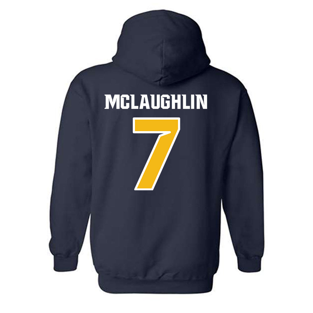 Northern Arizona - NCAA Football : Alex McLaughlin - Kiss My Axe V1 Classic Shersey Hooded Sweatshirt-1