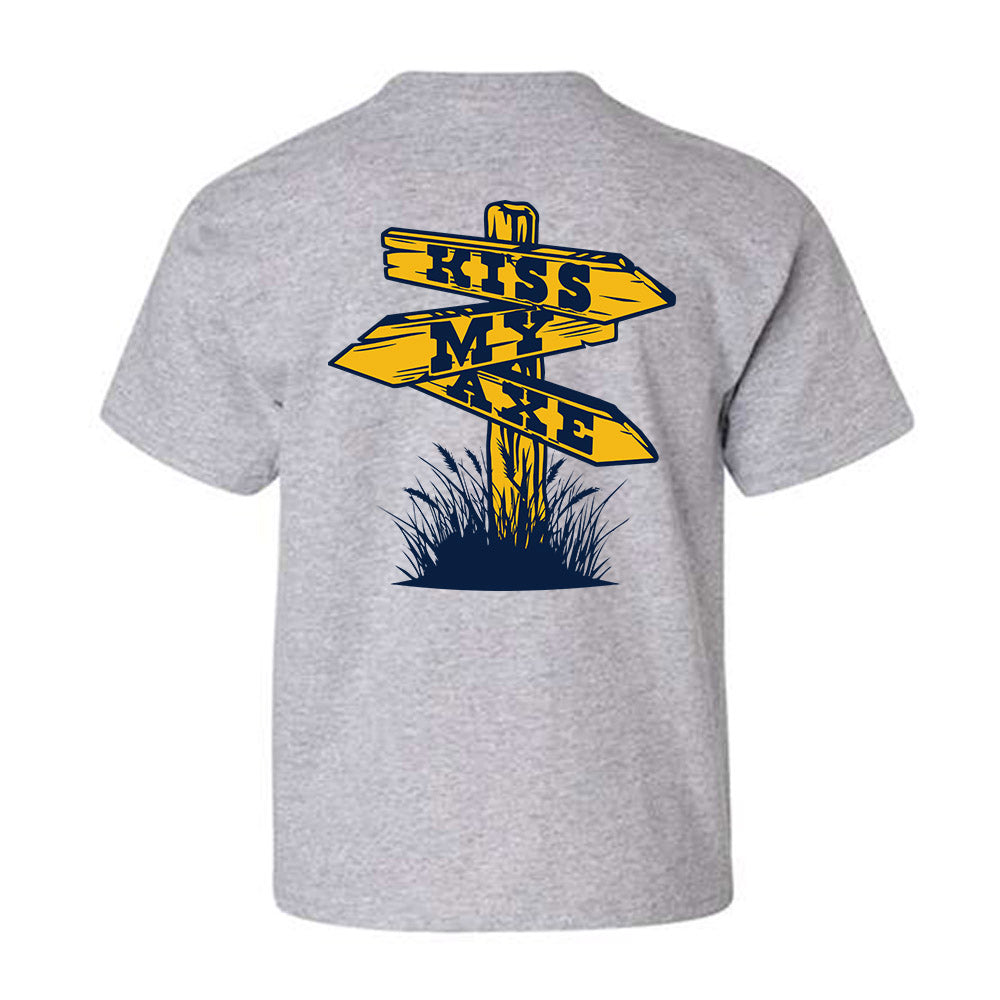 Northern Arizona - NCAA Women's Track & Field : Kylah Victum - Kiss My Axe V2 Classic Shersey Youth T-Shirt-1