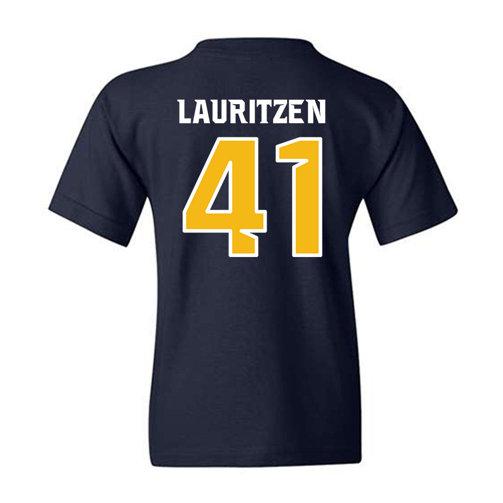 Northern Arizona - NCAA Football : Blake Lauritzen - Kiss My Axe V3 Classic Shersey Youth T-Shirt-1