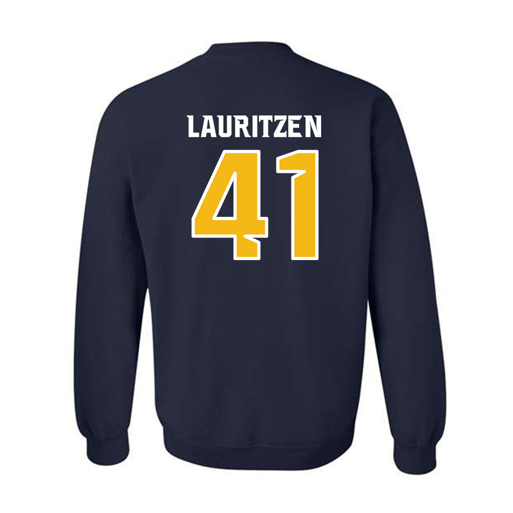 Northern Arizona - NCAA Football : Blake Lauritzen - Kiss My Axe V3 Classic Shersey Crewneck Sweatshirt-1