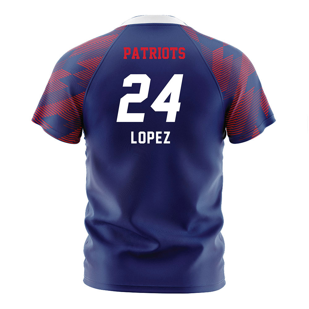 Francis Marion - NCAA Women's Soccer : Alena Lopez - Blue Soccer Jersey-1