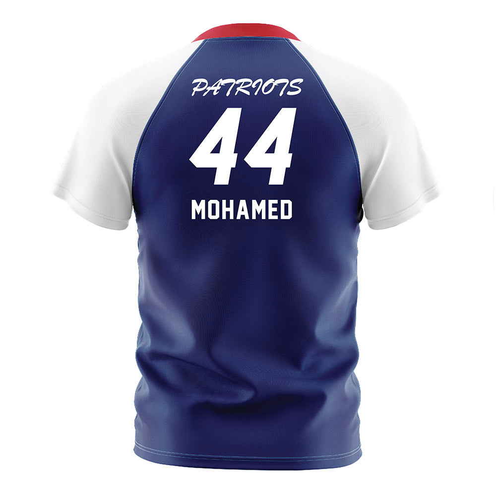 Francis Marion - NCAA Men's Soccer : Zaid Mohamed - Blue Soccer Jersey-1