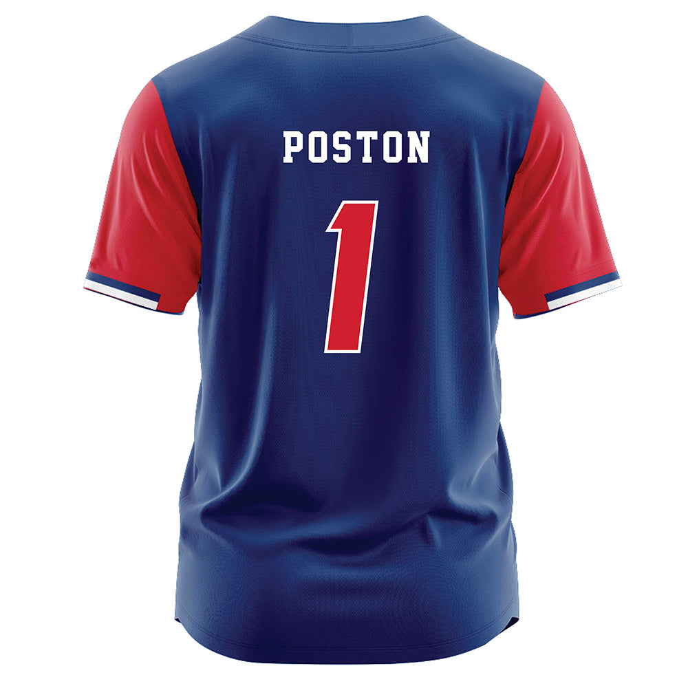 Francis Marion - NCAA Softball : Alyssa Poston - Blue Jersey-1