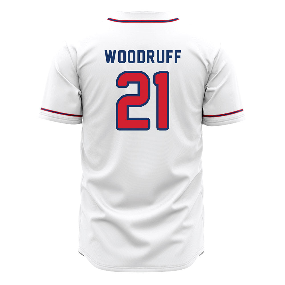 Francis Marion - NCAA Baseball : Daemon Woodruff - White Jersey-1