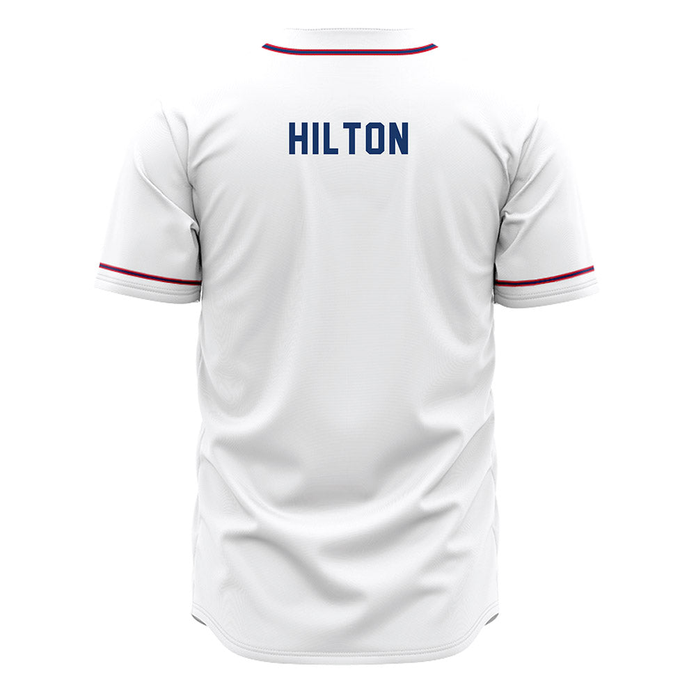 Francis Marion - NCAA Baseball : Trevor Hilton - White Jersey-1