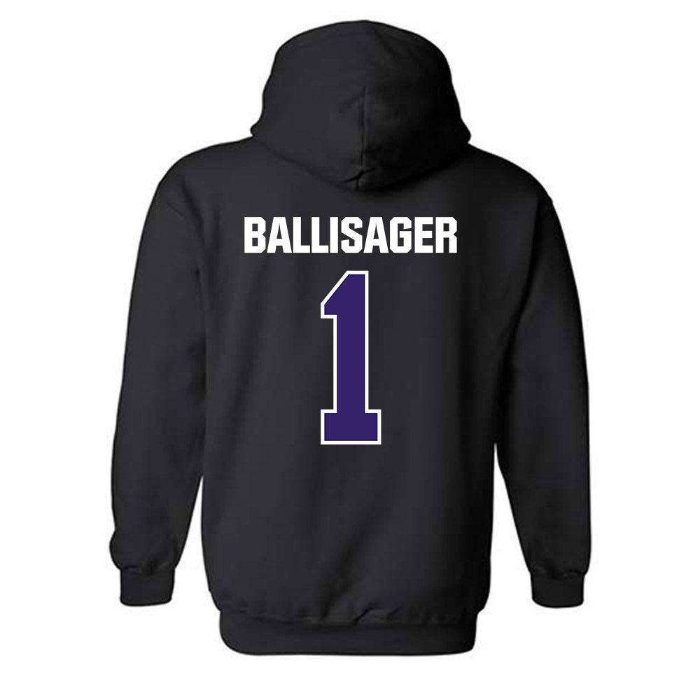 Portland - NCAA Men's Basketball : Jermaine Ballisager - Hooded Sweatshirt-1