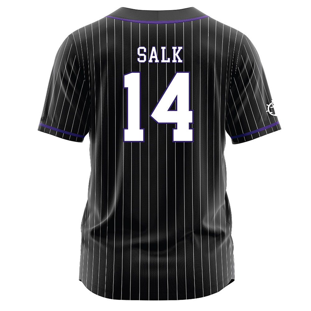 Portland - NCAA Baseball : Jonas Salk - Black Jersey-1
