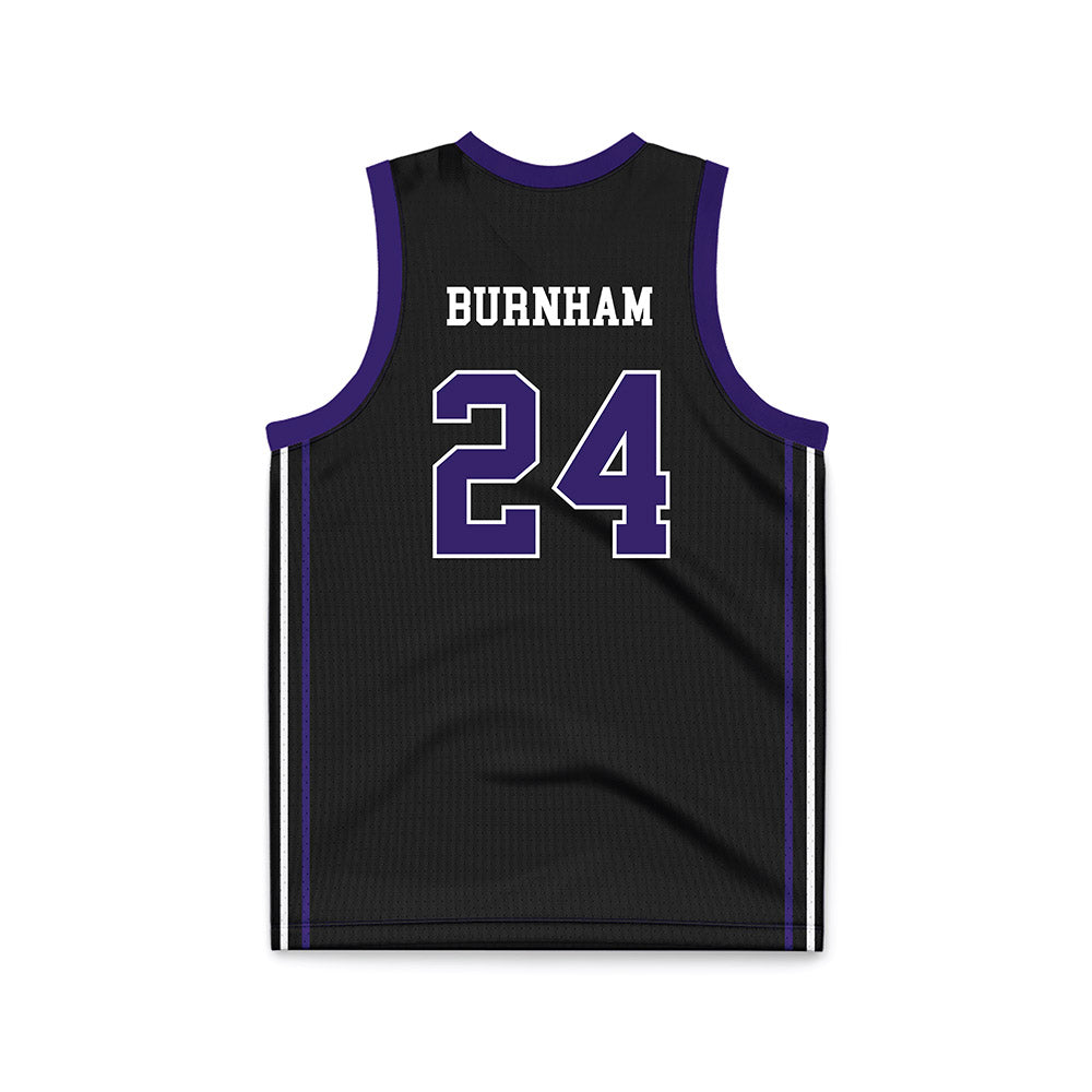 Portland - NCAA Women's Basketball : Maisie Burnham - Black Basketball Jersey-1