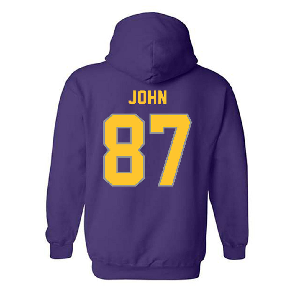 PVAMU - NCAA Football : Ethan John - Classic Shersey Hooded Sweatshirt-1
