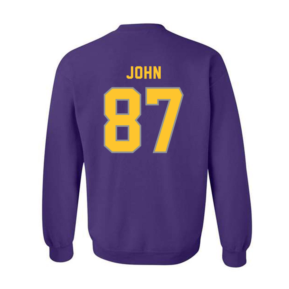 PVAMU - NCAA Football : Ethan John - Classic Shersey Crewneck Sweatshirt-1