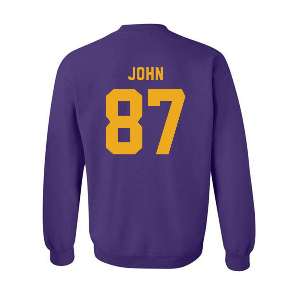 PVAMU - NCAA Football : Ethan John - Classic Shersey Crewneck Sweatshirt-1