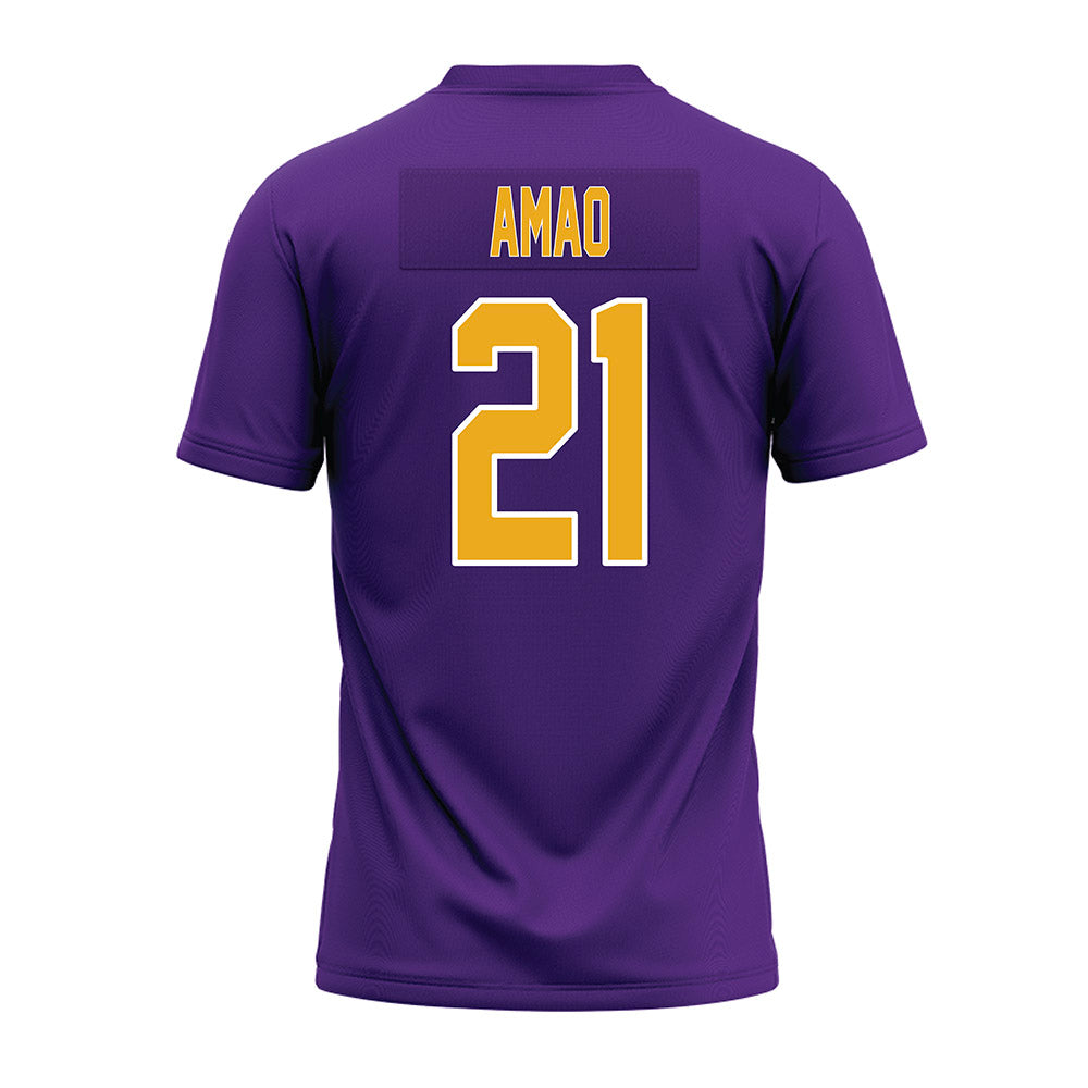 PVAMU - NCAA Football : Kamren Amao - Purple Premium Football Jersey-1