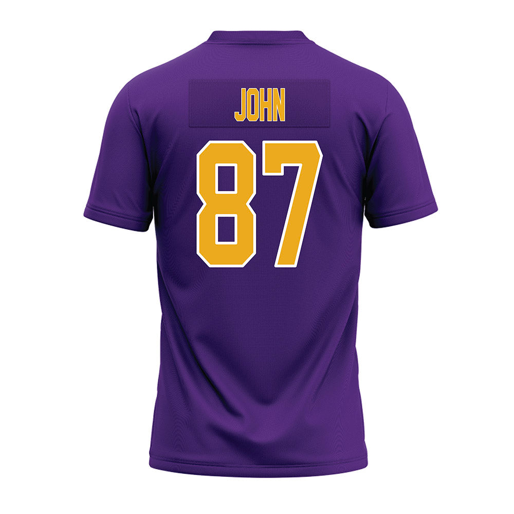 PVAMU - NCAA Football : Ethan John - Purple Premium Football Jersey-1