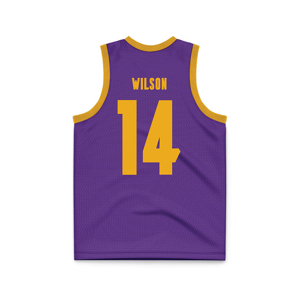 PVAMU - NCAA Women's Basketball : Carrington Wilson - Purple Basketball Jersey-1