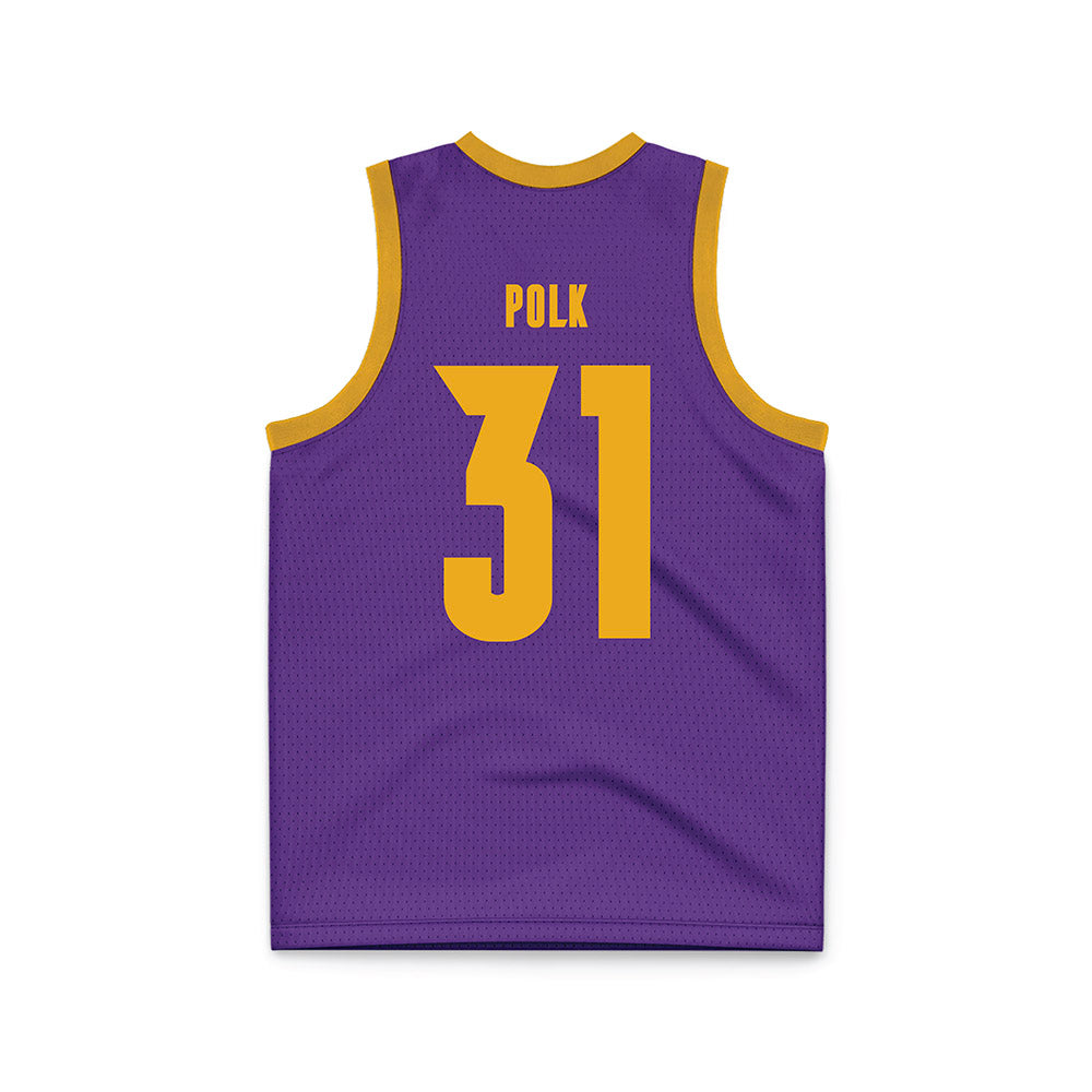 PVAMU - NCAA Women's Basketball : JaNya Polk - Purple Basketball Jersey-1