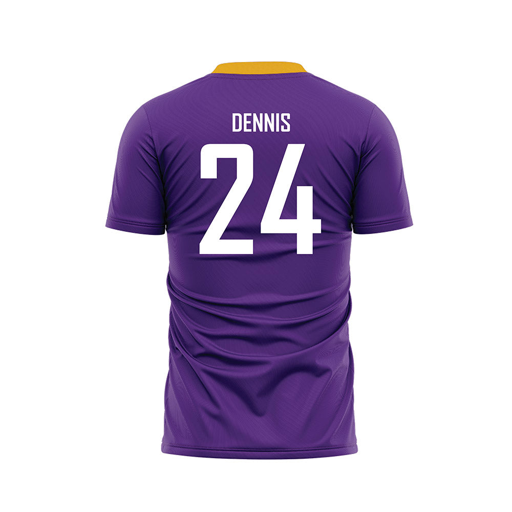 PVAMU - NCAA Women's Soccer : Jalyn Dennis - Purple Soccer Jersey-1
