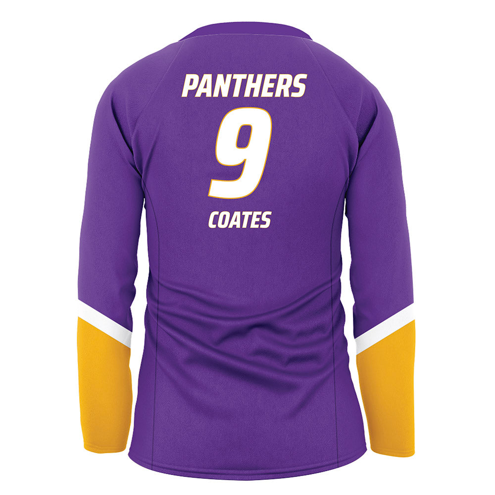 PVAMU - NCAA Women's Volleyball : Jade Coates - Purple Volleyball Jersey-1