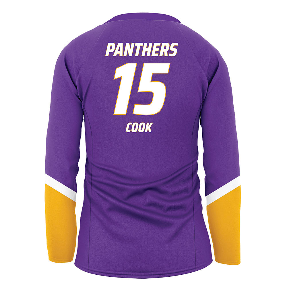 PVAMU - NCAA Women's Volleyball : Carrington Cook - Purple Volleyball Jersey-1