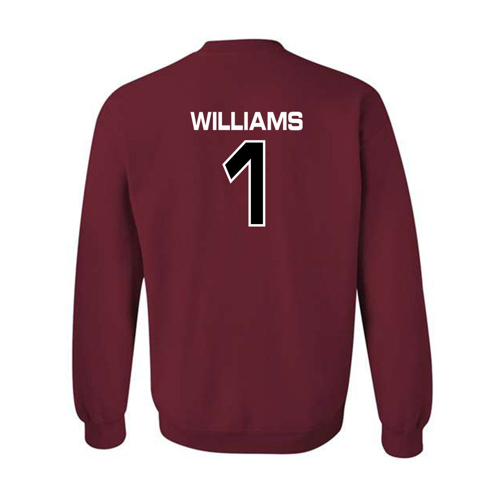 CWU - NCAA Men's Basketball : Eli Williams - Classic Shersey Crewneck Sweatshirt-1