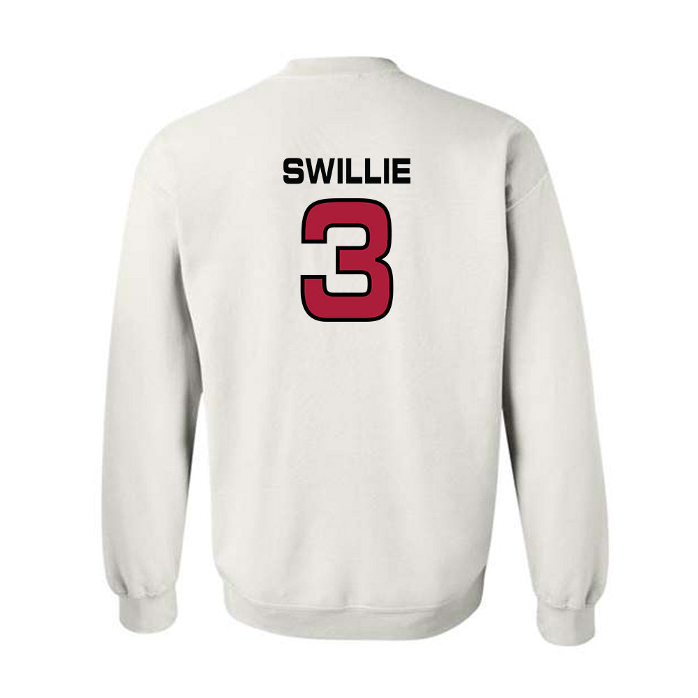 CWU - NCAA Men's Basketball : Bradley Swillie - Classic Shersey Crewneck Sweatshirt-1