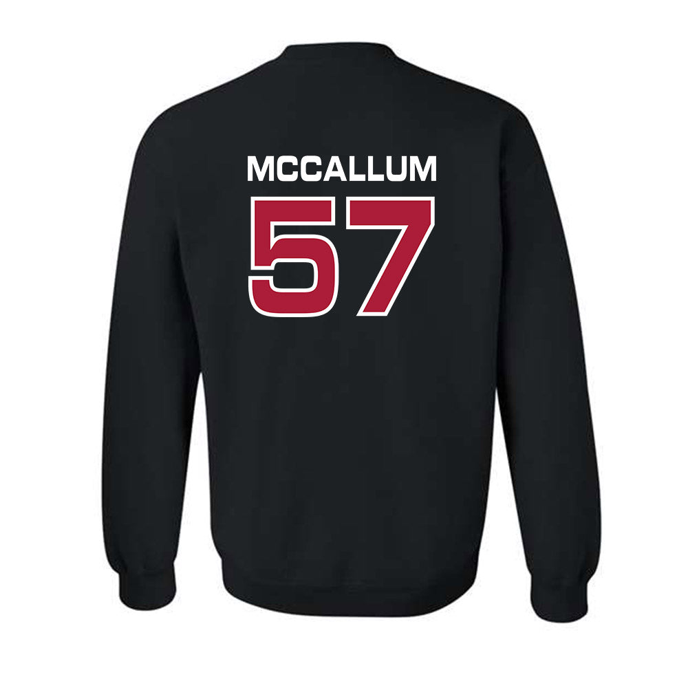 CWU - NCAA Football : Jaxin McCallum - Classic Shersey Crewneck Sweatshirt-1