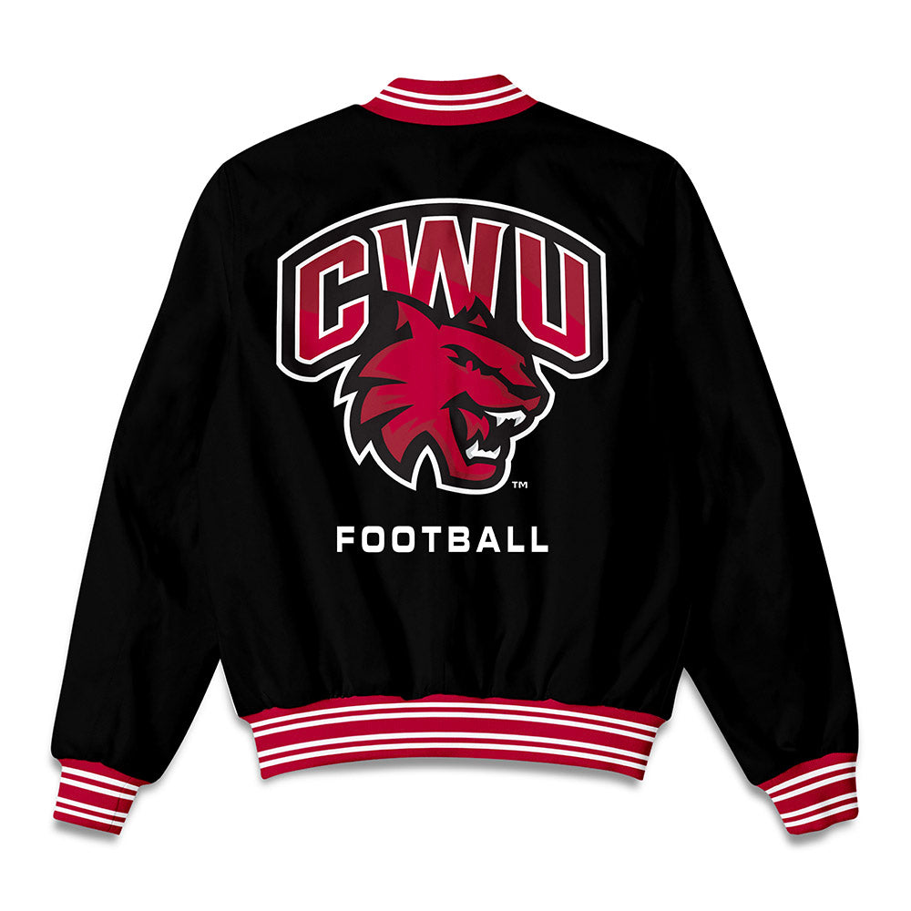 CWU - NCAA Football : Michael Westbrook Jr - Bomber Jacket-1