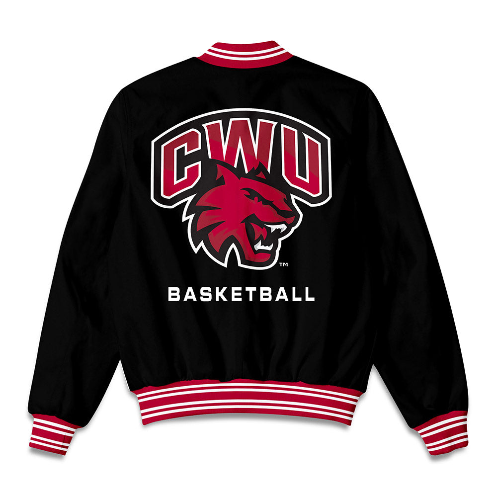 CWU - NCAA Women's Basketball : Capri Sims - Bomber Jacket-1