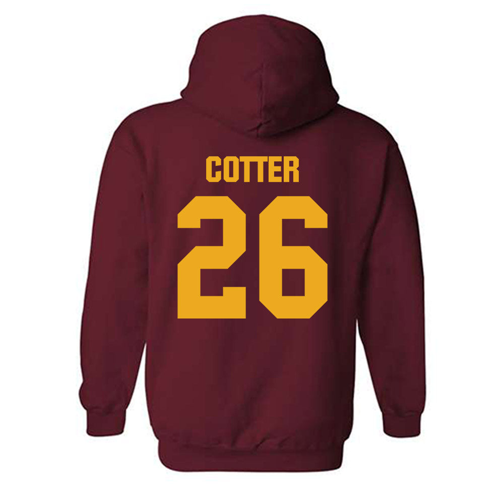 undefined - NCAA Women's Soccer : Danni Cotter - Classic Shersey Hooded Sweatshirt-1